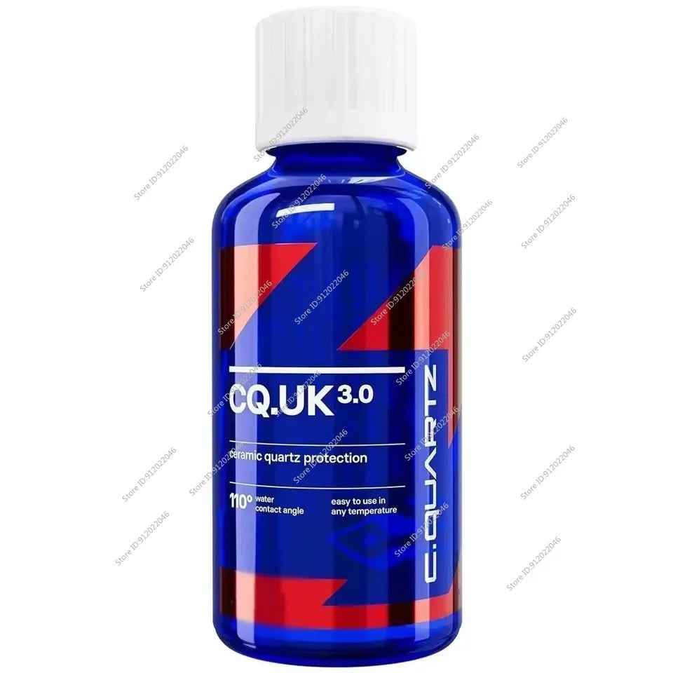 Car Ceramic Coating for CAR CQUARTZ UK 3.0 Based Nanotechnology Bonds To Paint Glass Metal and Plastic Paint Care CQ UK 3.0 Peaceful Pleasures Health and Wellness