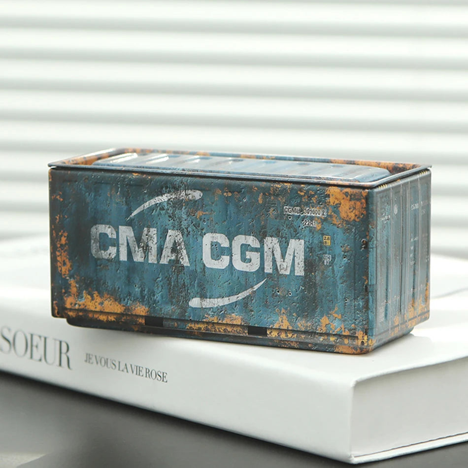 Mini Iron Storage Box Creative Decoration Collect Small Item