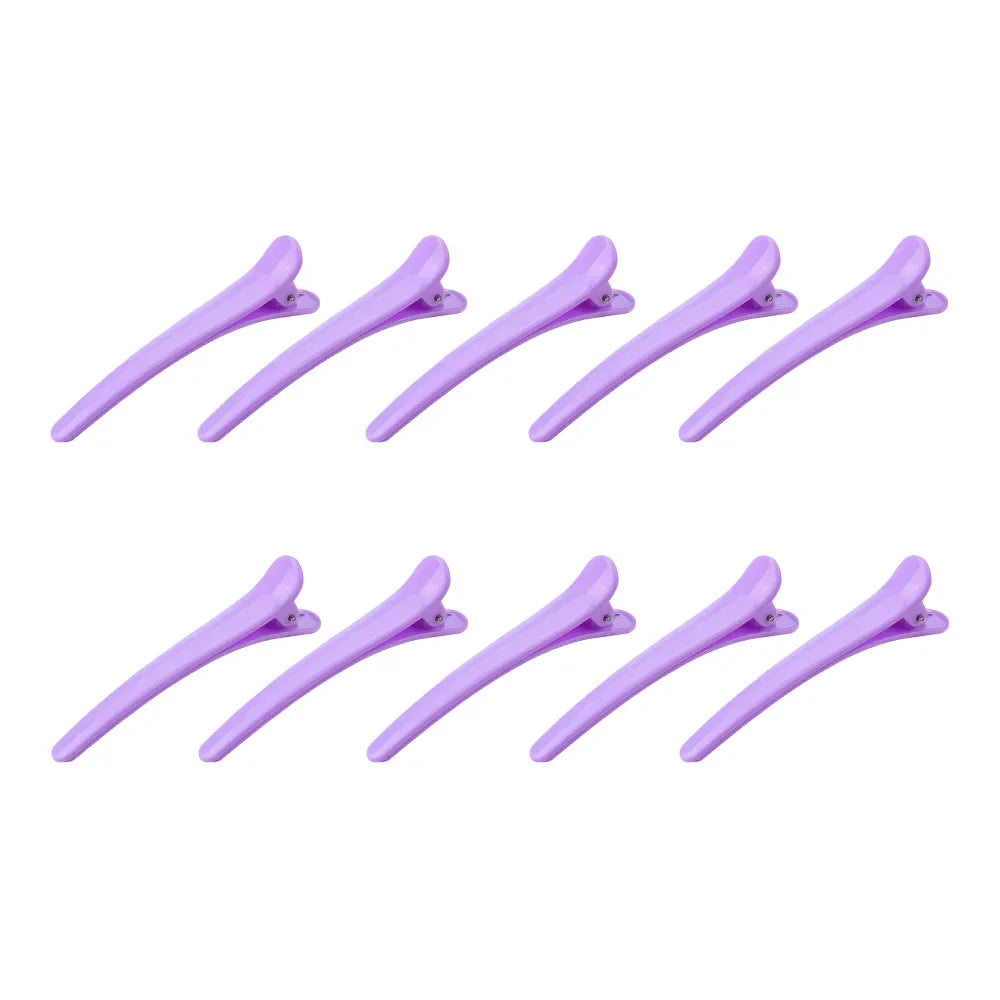 10-Pack 8CM Duck Beak & Fish Clip Hair Pins | Styling Set