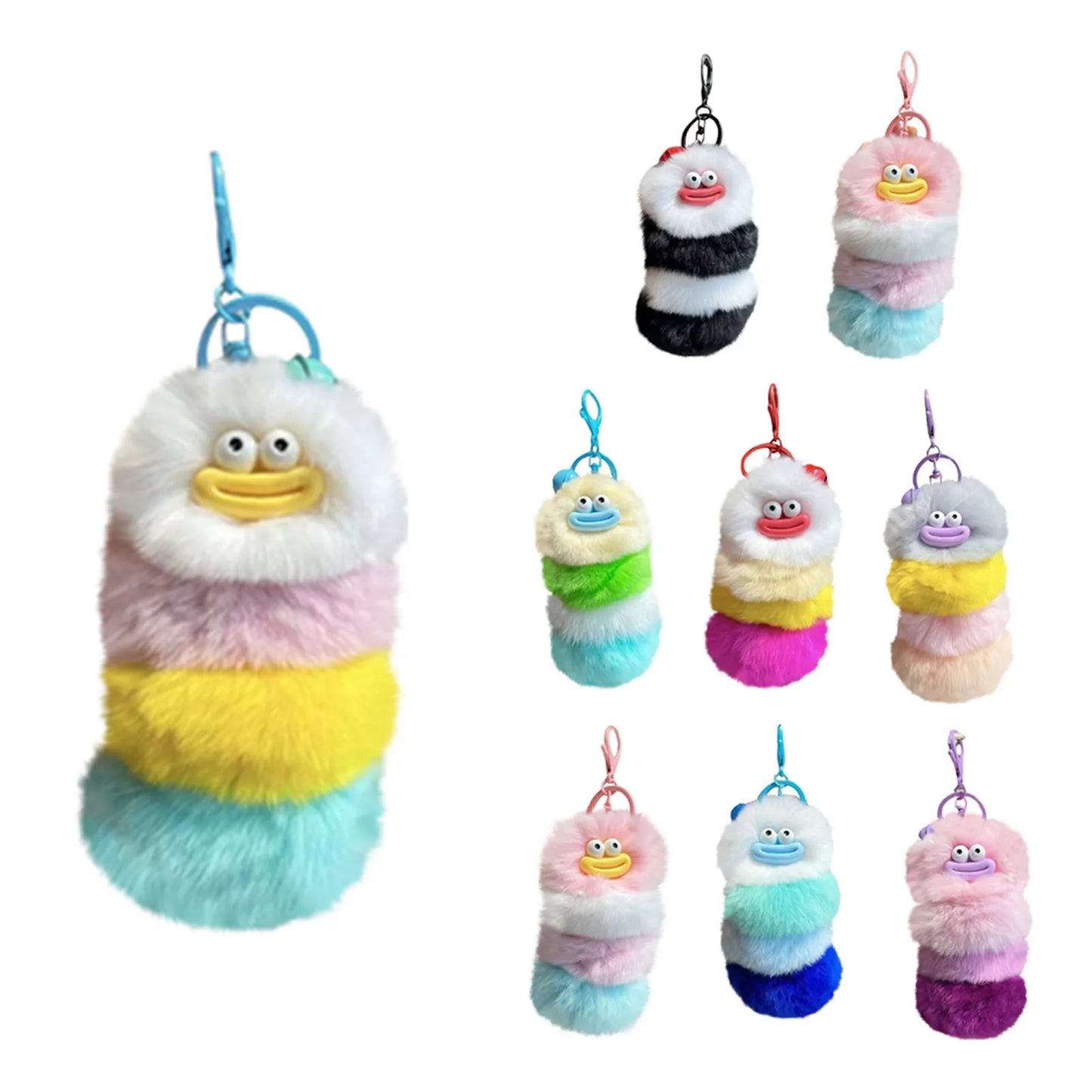 Back To School Gift Keychain Primary School Student Gift Back To School Charm Back To School Keychain Insect Plush Gift Peaceful Pleasures Health and Wellness
