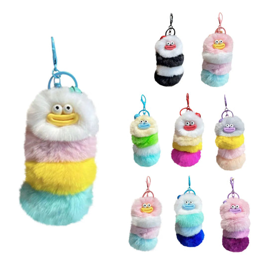 Insect Worm Plush Keychain – Back to School Gift Charm Plush Gift Keychain Oasis Select