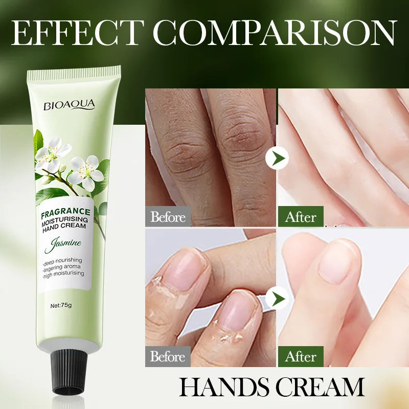 BIOAOUA Jasmine Hand Cream – Moisturizing & Nourishing