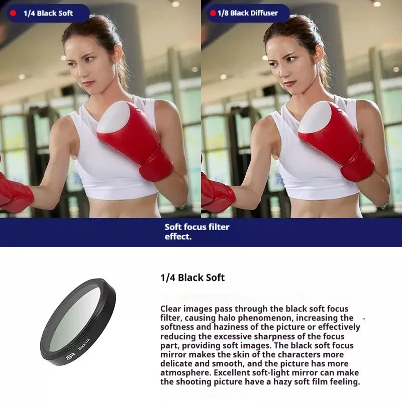 JSR DJI Osmo Action 6 UV CPL ND Lens Filter Set | HD Glass