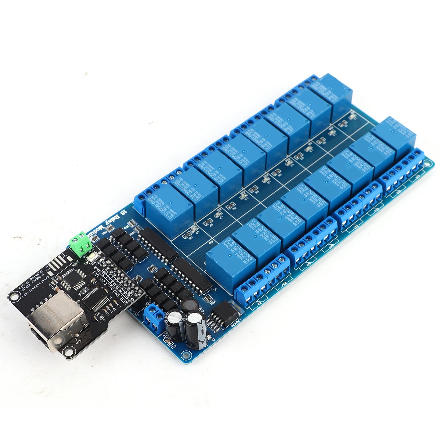 Ethernet Control Module LAN WAN Network WEB Server RJ45 Port 16