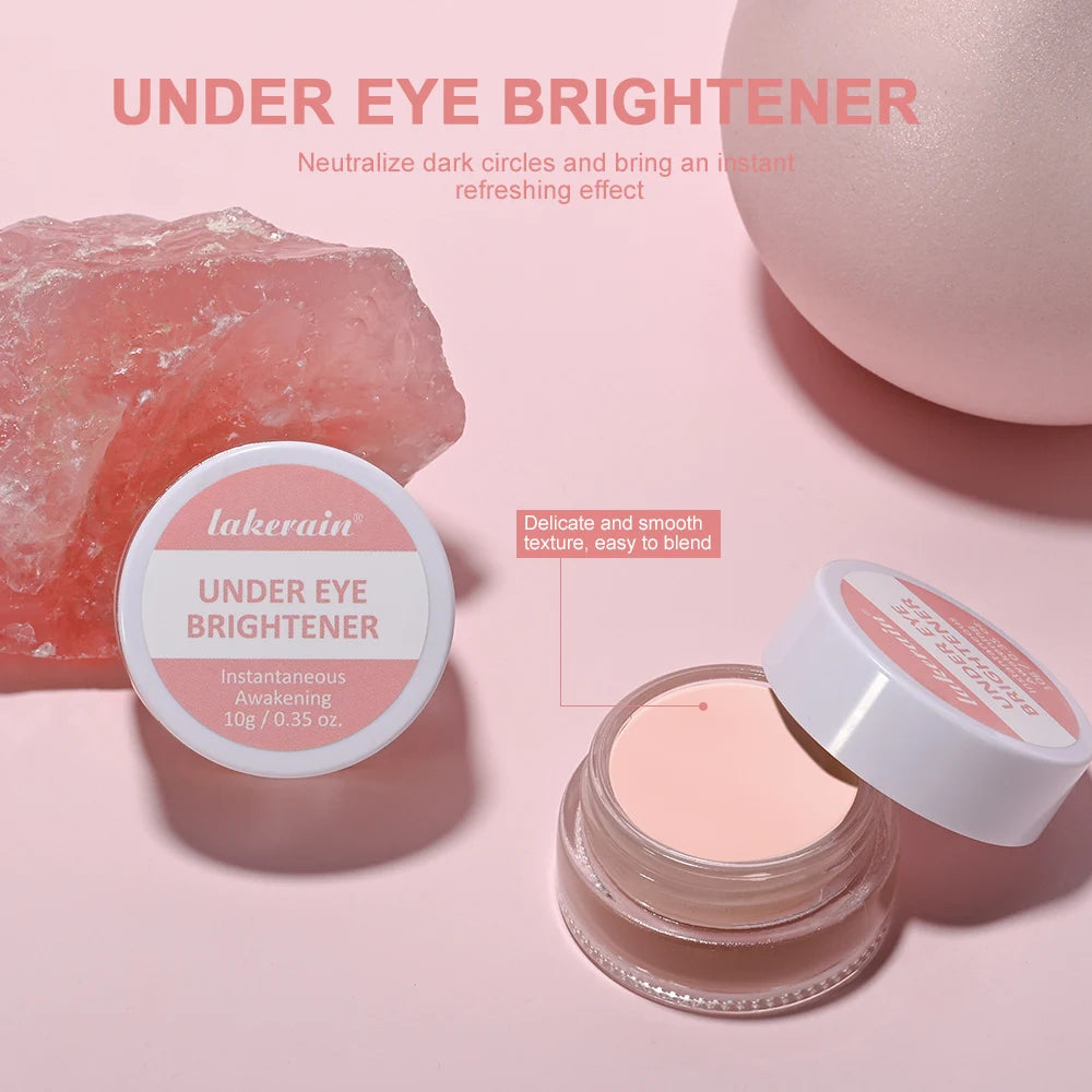 Lakerain Eye Brightening Concealer Cream Nourishing Hydrating & Concealing Coverage Formula Color Correcting Cream Care Makeup Peaceful Pleasures Health and Wellness