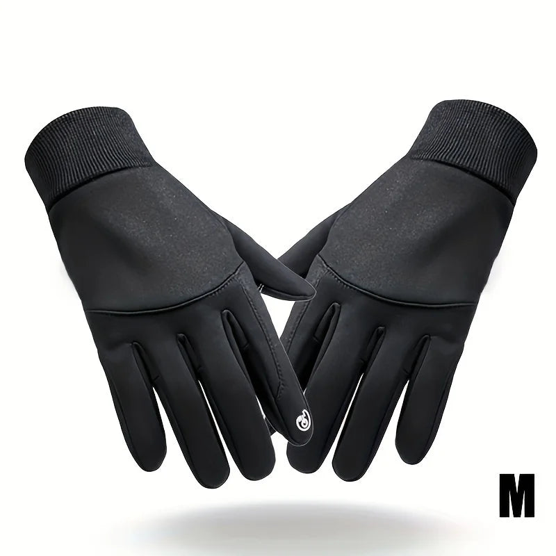 Cycling Gloves Men's Winter Gloves Women's Warm Gloves Running Touch Screen Mittens Outdoor Sports Fishing Riding Skiing Goves Peaceful Pleasures Health and Wellness M