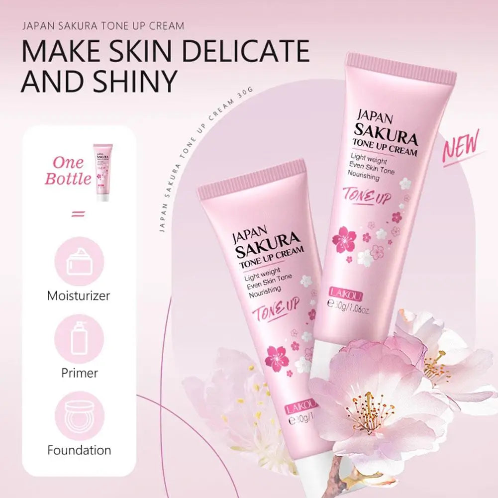 6pcs/Set Sakura Skin Care Sets Face Cream Serum Toner Facial Cleanser Sunscreen Eye Cream Face Skin Care Set Product Gift box Peaceful Pleasures Health and Wellness