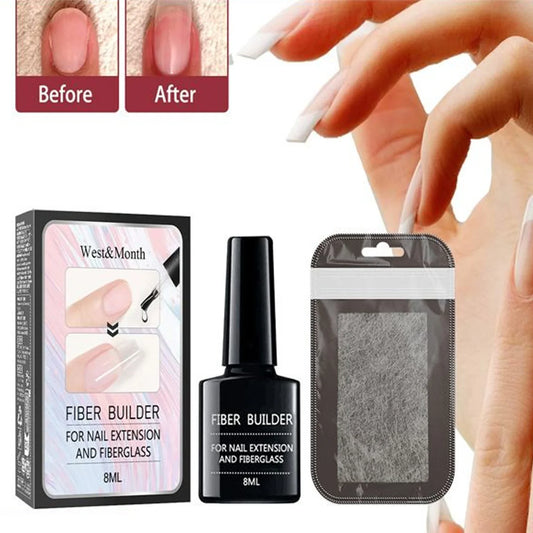 Fiber Builder Nail Extension Set – Strengthen & Shape Nails 8ml Nail Extension Gel Oasis Select