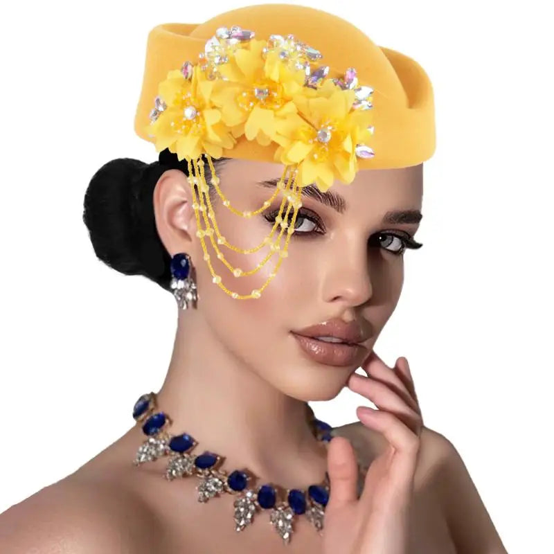 Women's British Retro Beret | 3D Floral Vintage Hat