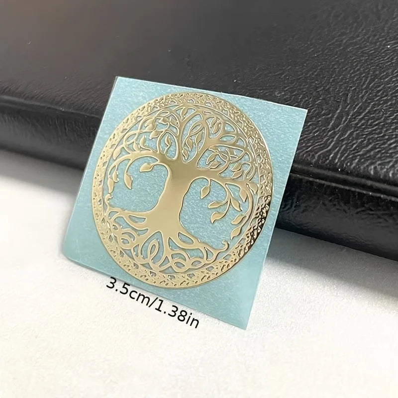 Lucky Tree Metal Sticker for Laptop, Phone & Notebook