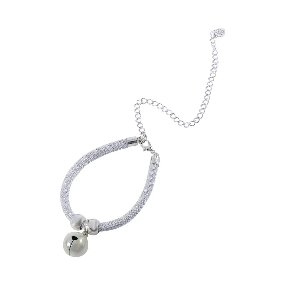 Adjustable Cat & Puppy Collar with Bell & Extension Chain
