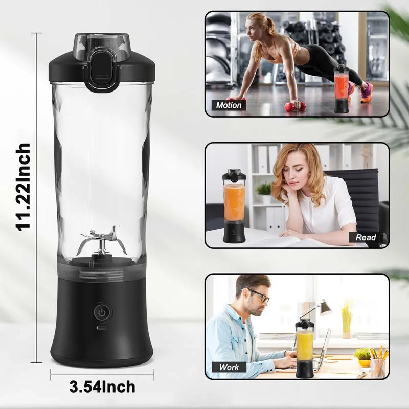 Presenting All-in-One Companion Portable Blender Juices Blends and Powers Your Adventures Simplifying Every Day with Every Sip Peaceful Pleasures Health and Wellness