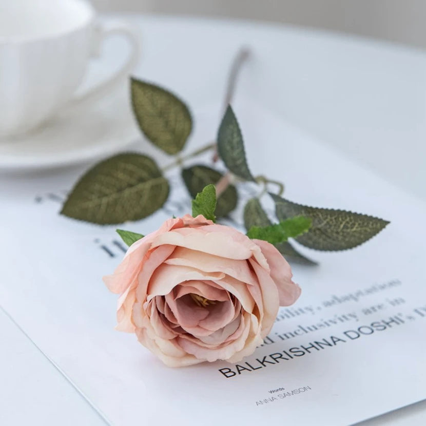 Artificial Silk Rose Bouquet – Wedding & Home Decor Flowers