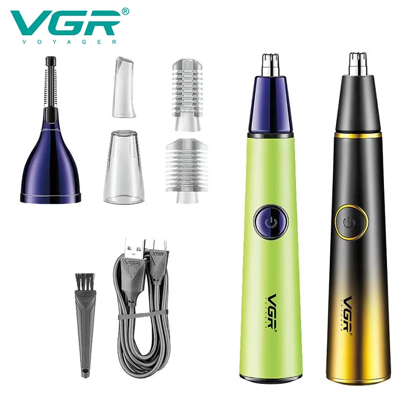 VGR 2-in-1 Mini Hair Trimmer, Private Area Hair Removal Device, Nose Hair Trimming Machine, Home Hair Removal Set V-627 Peaceful Pleasures Health and Wellness