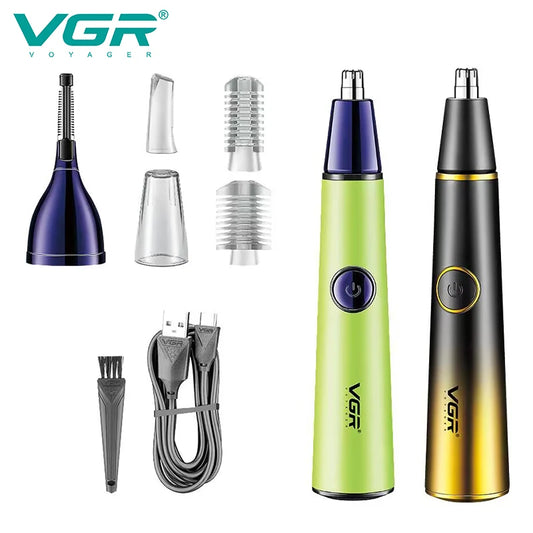 VGR 2-in-1 Mini Hair Trimmer, Private Area Hair Removal Device, Nose Hair Trimming Machine, Home Hair Removal Set V-627 Peaceful Pleasures Health and Wellness
