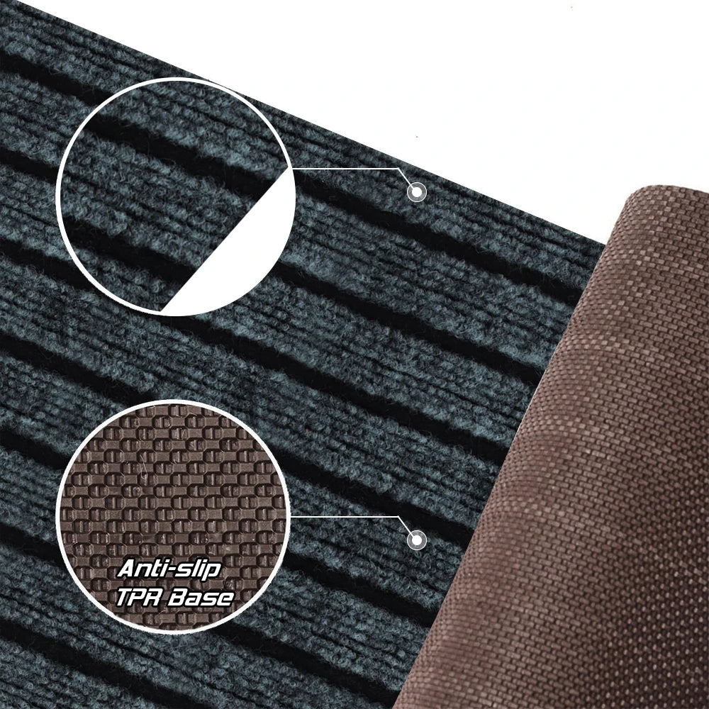 Durable Non-Slip Door Mat Indoor Outdoor Doormat for Home Entrance Stain Fade Resistant Floor Mat Machine Washable Carpet Peaceful Pleasures Health and Wellness