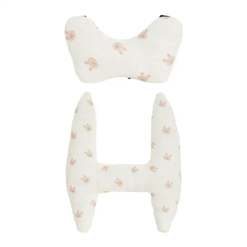 Kids H-Shaped Car Travel Pillow | Neck & Head Support Cushion
