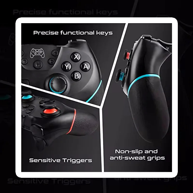 AyeBeau Wireless Bluetooth Gamepad for Nintendo Switch & PC