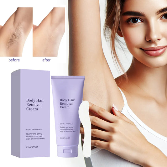 Painless Hair Removal Cream – Legs, Arms & Bikini Line Peaceful Pleasures Health and Wellness
