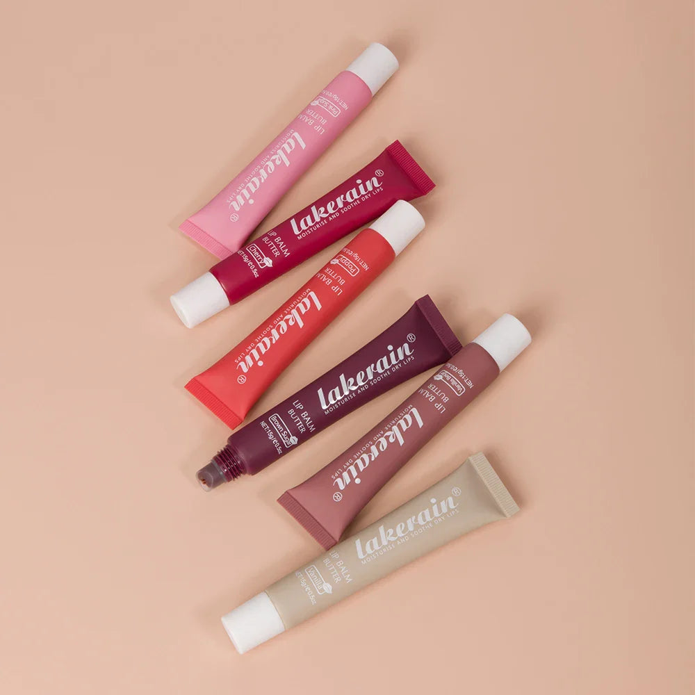 Lakerain Tinted Lip Butter Balm – Vegan Moisturizing Lip Gloss