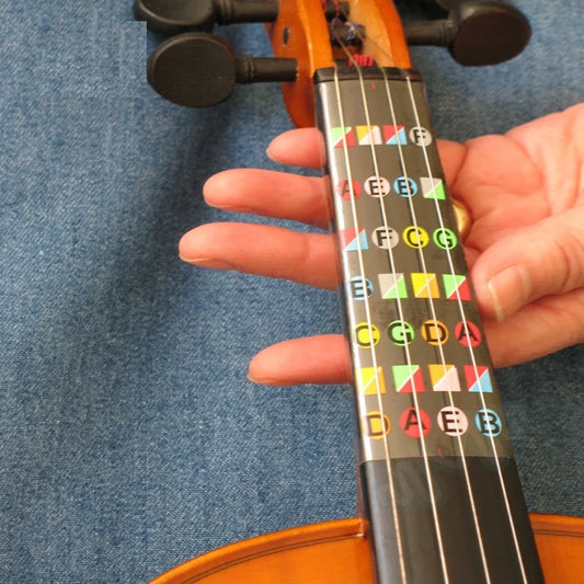 Violin Beginer Learning Tools 4 Fiddle Fingerboard Chord Note Peaceful Pleasures Health and Wellness