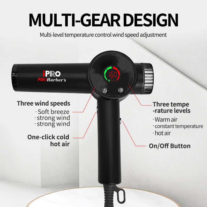 New Intelligent Brushless High-Speed Hair Dryer, Negative Ion Hair Care, High-Power Hair Salon, Exclusively For Hairdressers Peaceful Pleasures Health and Wellness