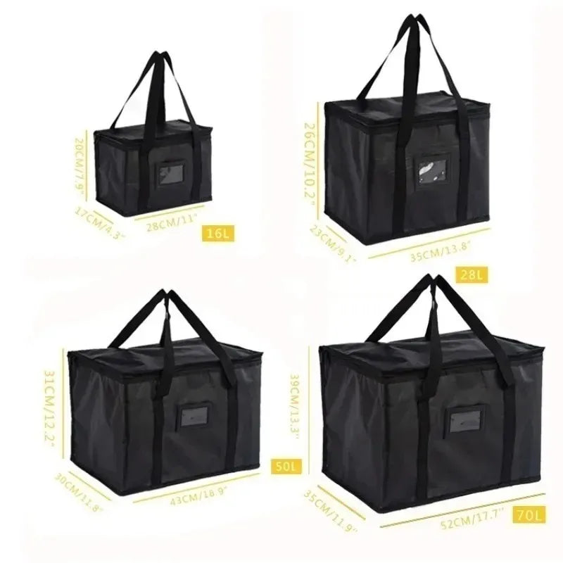Insulated Cooler Bag – Aluminum Foil Thermal Lunch Bag S–XL