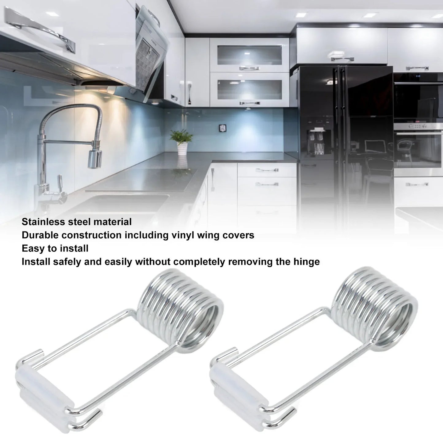 Spring Hinge Door Closer Self Closing Butt Pins Accessories Automatic