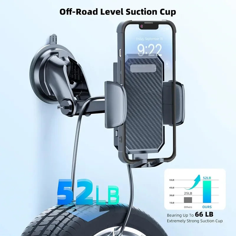Car Phone Holder 360° Rotation Suction Dashboard Mount