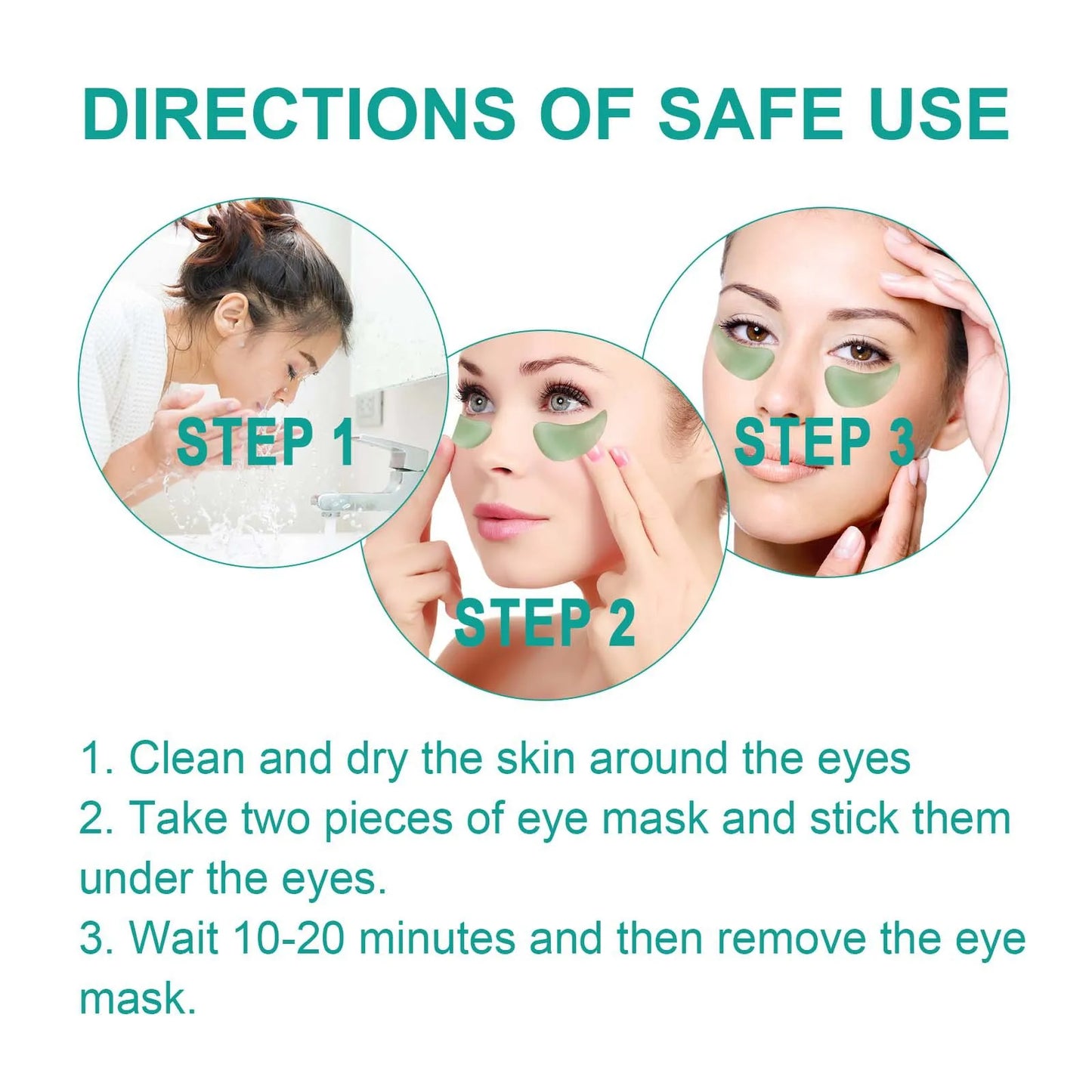 Eelhoe 24K Gold Seaweed Eye Patches – Dark Circles & Puffiness