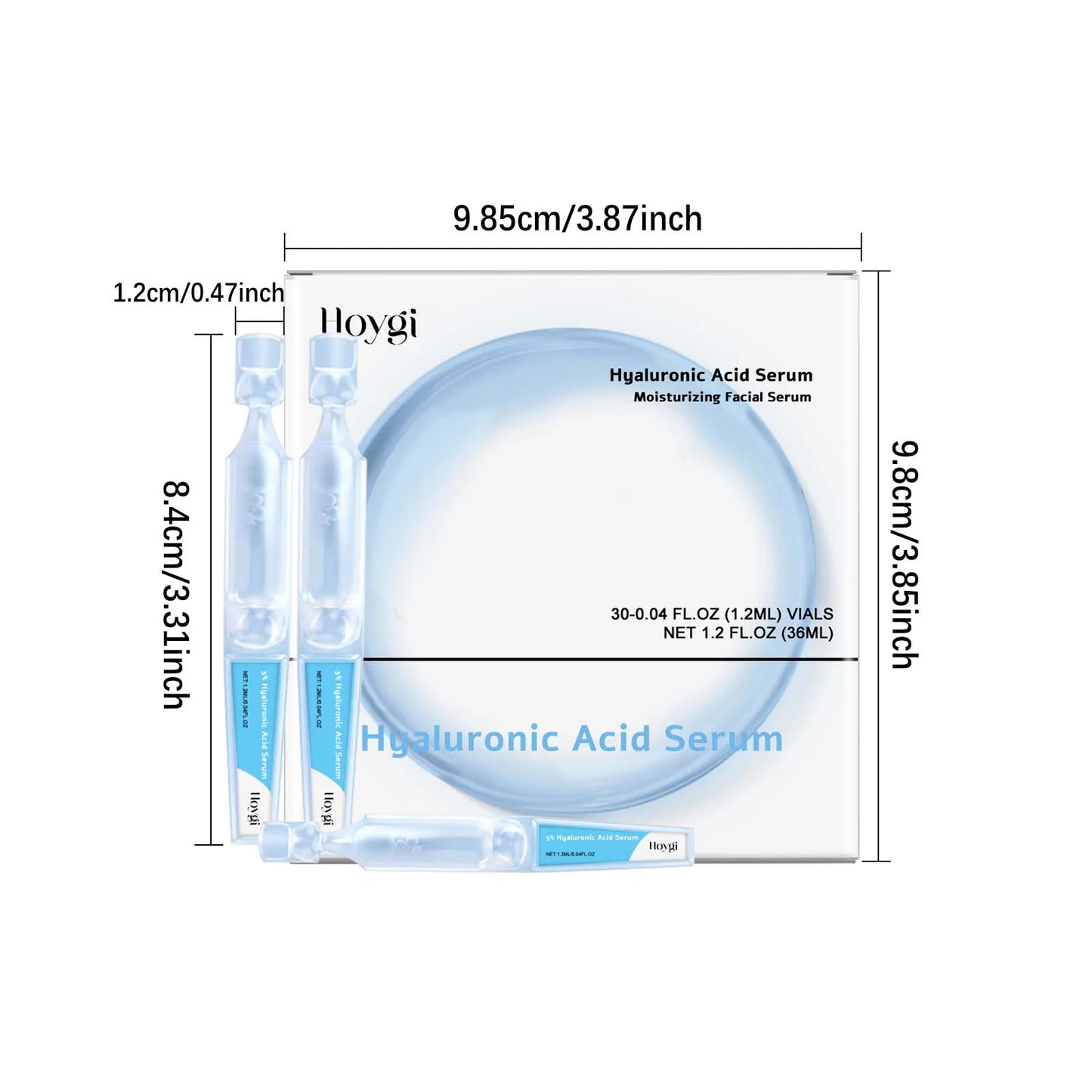 Hoygi Hyaluronic Acid Face Serum 36ml – Deep Moisturizing
