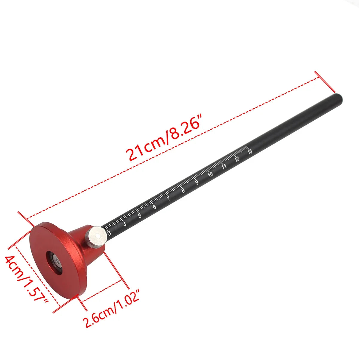 Woodwork Marking Machine Metric Imperial Aluminum Alloy Dovetail Tenon Wooden Tenon Wooden Tenon Marking Machine Multifunctional Peaceful Pleasures Health and Wellness