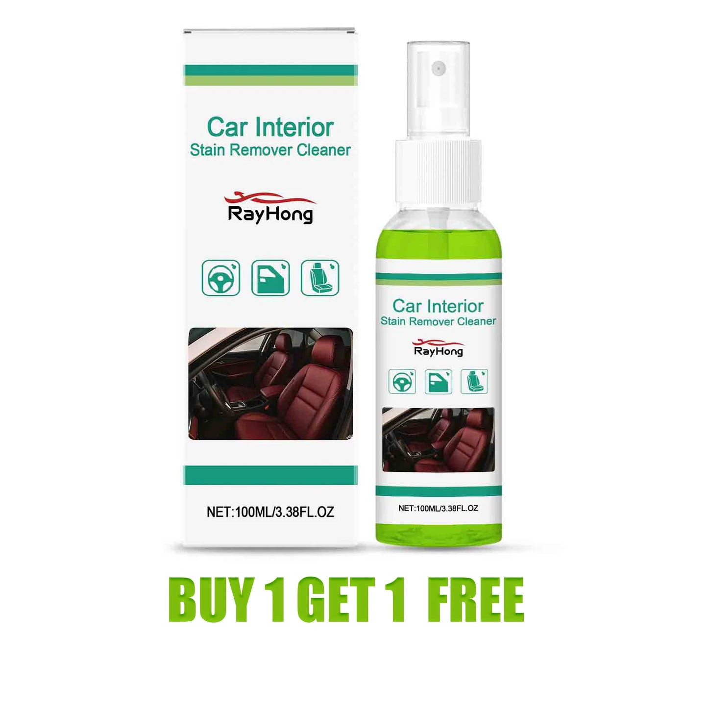 Rayhong Car Interior Cleaning Spray | Upholstery Seat Cleaner