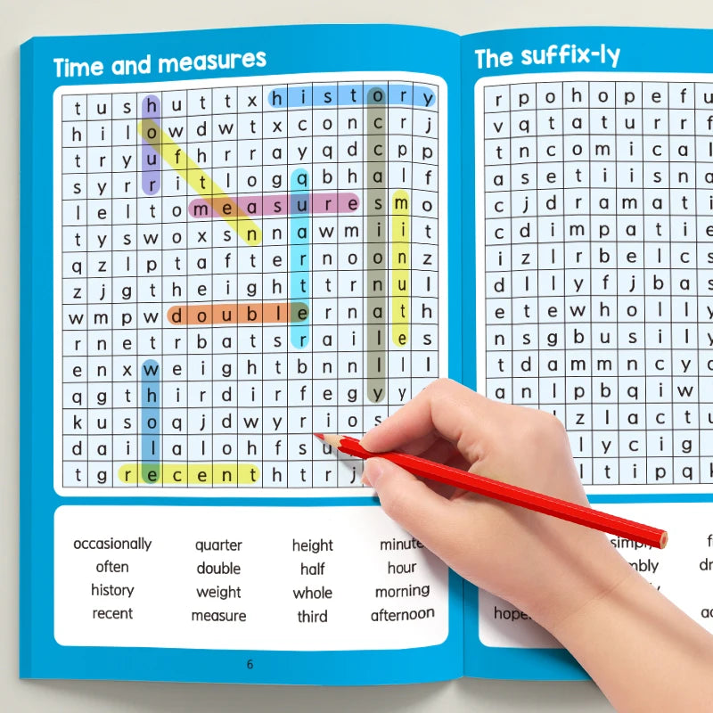 Advanced Elementary Word Search Book 32 Pages Spelling Mixed Words