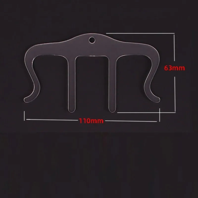 Plastic Sheet Music Holder Storage Clip Transparent Model Score Stand