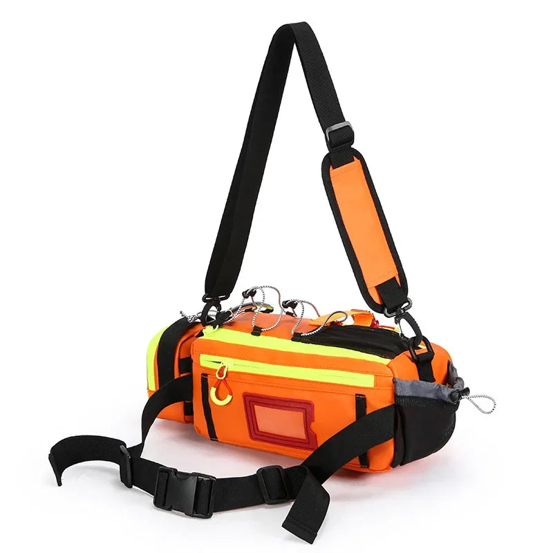 Waterproof Emergency Medical Pouch Waist Crossbody Life Monitoring Single Soldier Disposal Color Code Indication First Aid Kit Peaceful Pleasures Health and Wellness