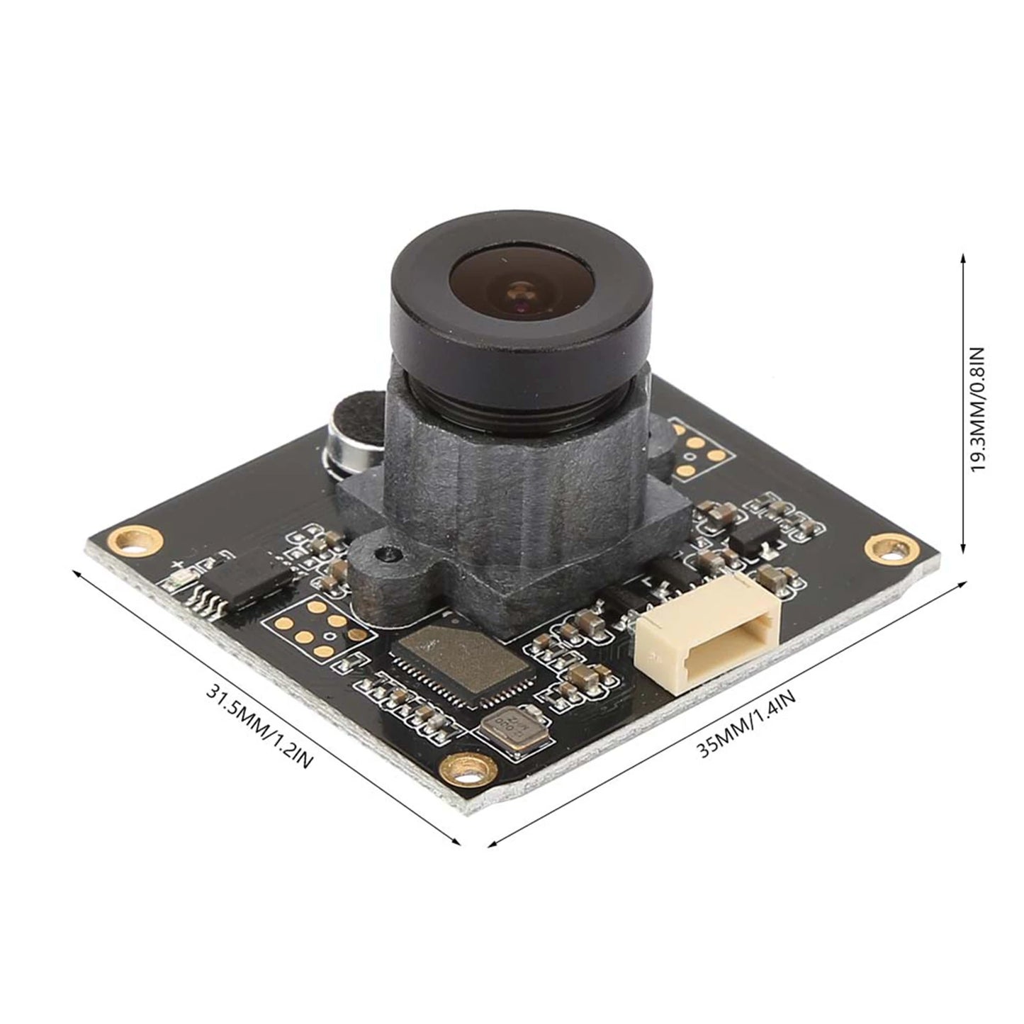 HBV-1609 OV2643 USB Camera Module 2MP 120° Wide Angle Lens