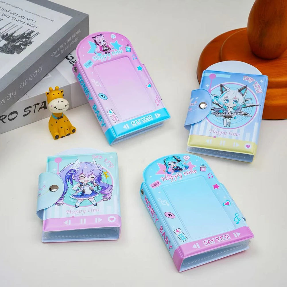 Anime 3-inch Photo Credit Card Album Starchase Edu Small Storage Mini