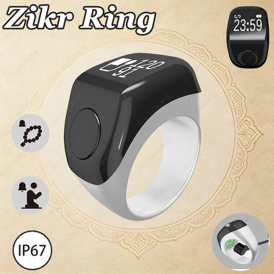 Smart APP Ring Counter Portable Digital Display Counter Bluetooth Counting Ring Time Vibration Reminder Wearable Tally Counters Peaceful Pleasures Health and Wellness
