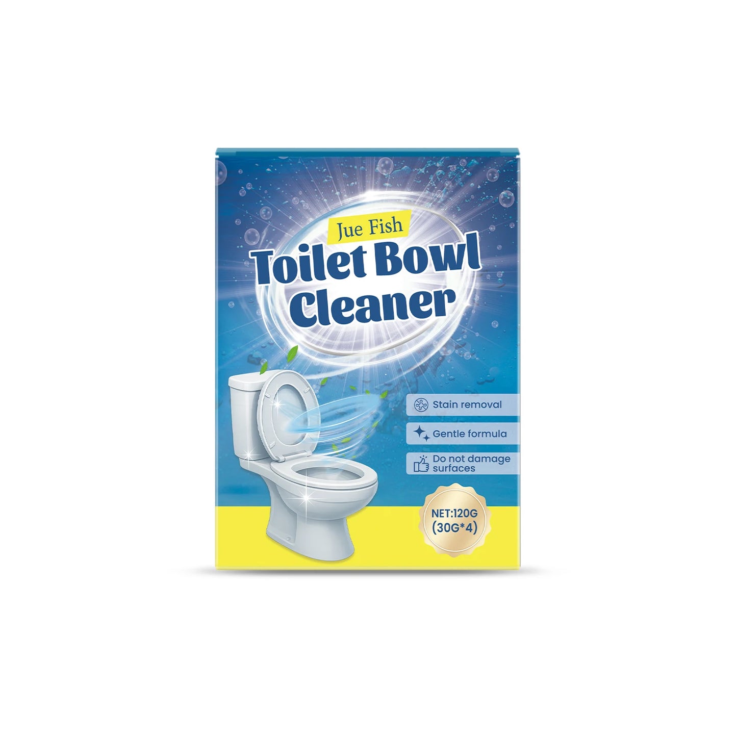Jue-Fish 120g Toilet Cleaning Powder – Remove Stains & Odors