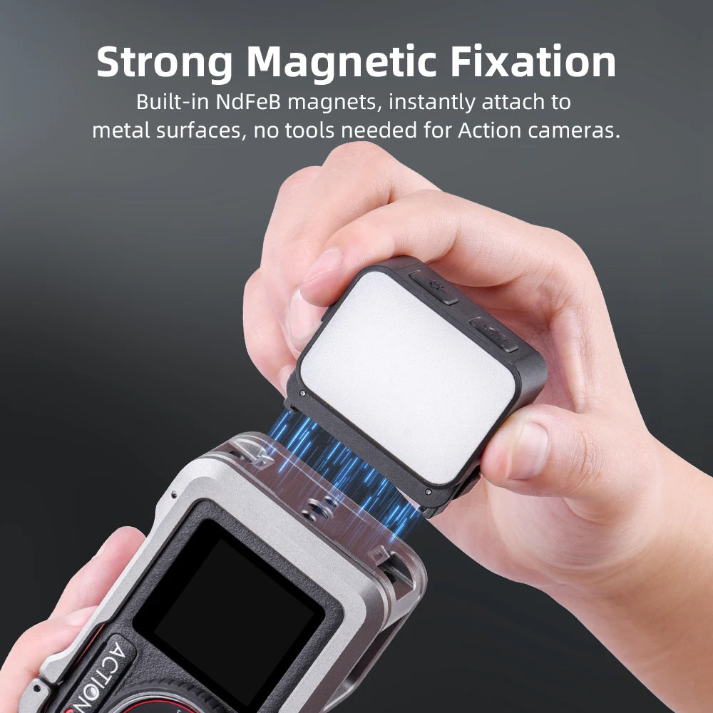 For ACTION 5 Magnetic Quick Release Fill Light For POCKET 3 Fill Light Peaceful Pleasures Health and Wellness