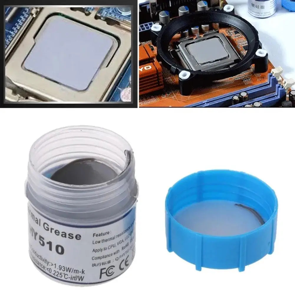 HY510 Silicone Thermal Paste for CPU and GPU Cooling Peaceful Pleasures Health and Wellness