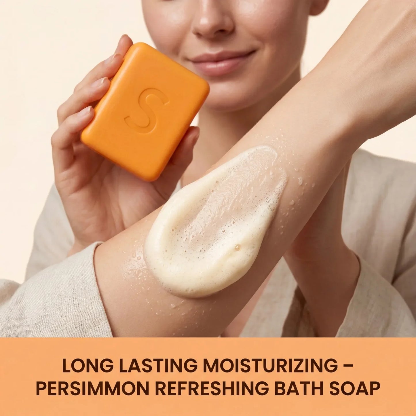 Persimmon Bath Soap – Moisturizing Deep Cleansing Body Bar