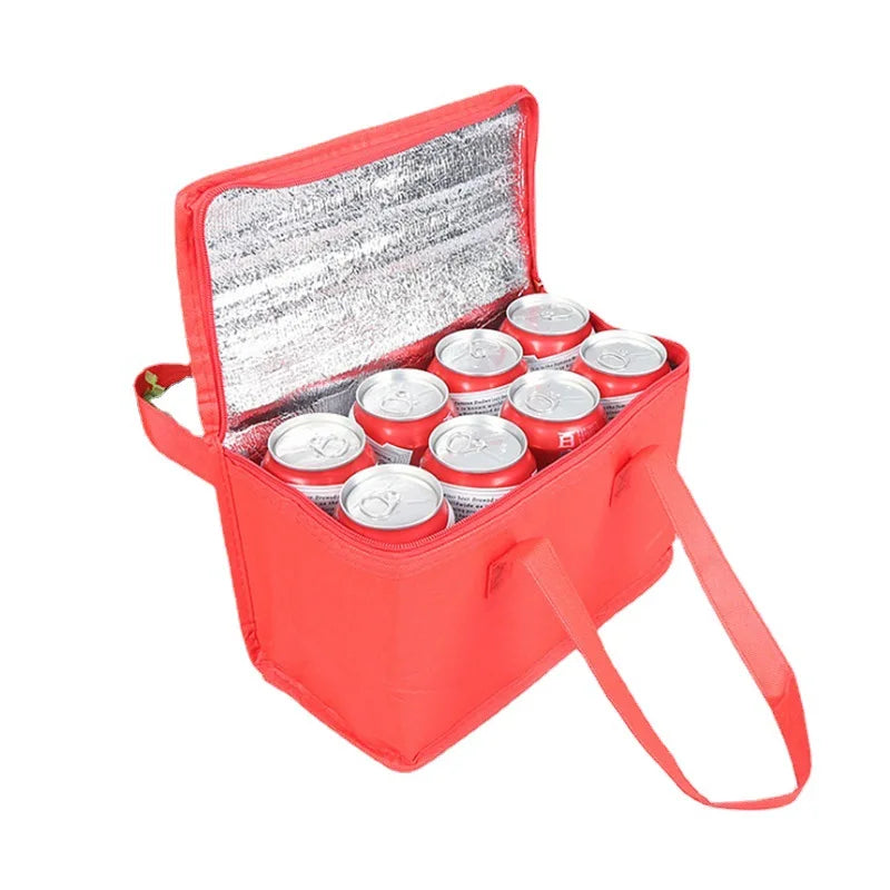 Insulated Picnic Bag – Thermal Food & Drink Carrier Peaceful Pleasures Health and Wellness 21X14X17 Red france