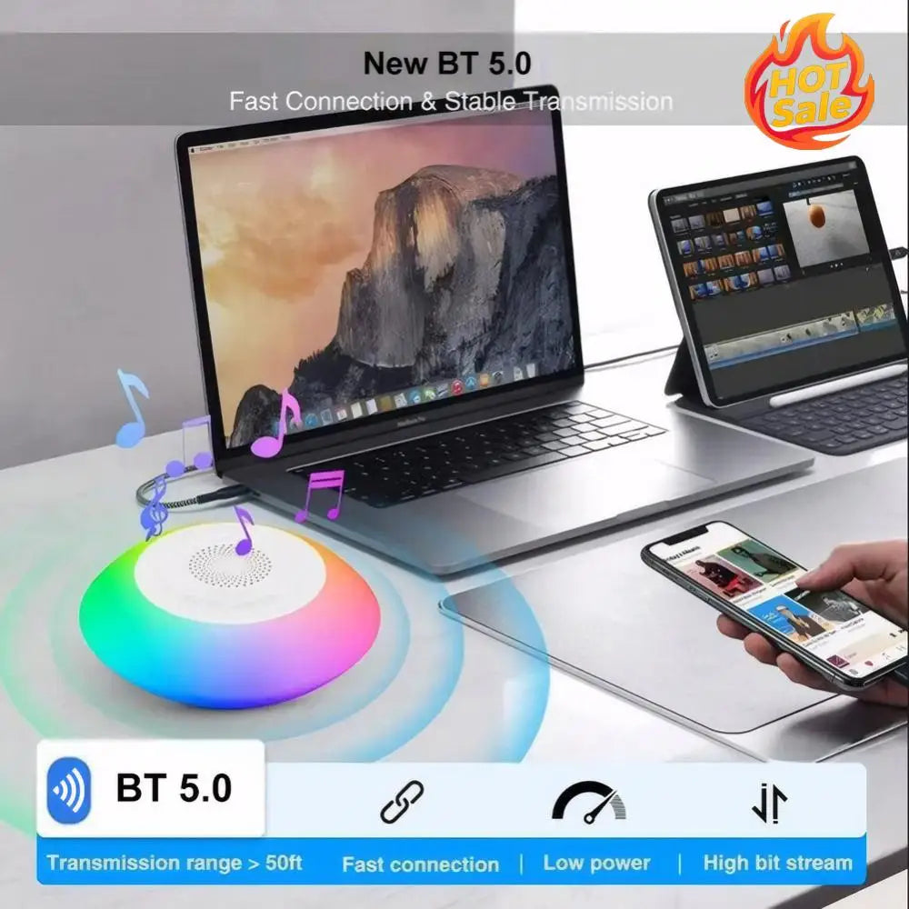 Floating Pool Speaker – IPX7 Waterproof Bluetooth & LED Lights