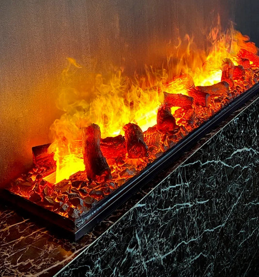 Electric Simulation Charcoal Fake Firewood Charcoal Fire Decoration Charcoal Flame Lamp Fireplace Firewood Props Decoration Peaceful Pleasures Health and Wellness Default Title