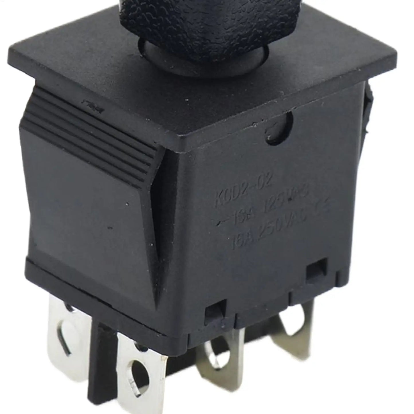 DPDT 6-Pin Latching Rocker Switch | Forward Stop Reverse KCD4