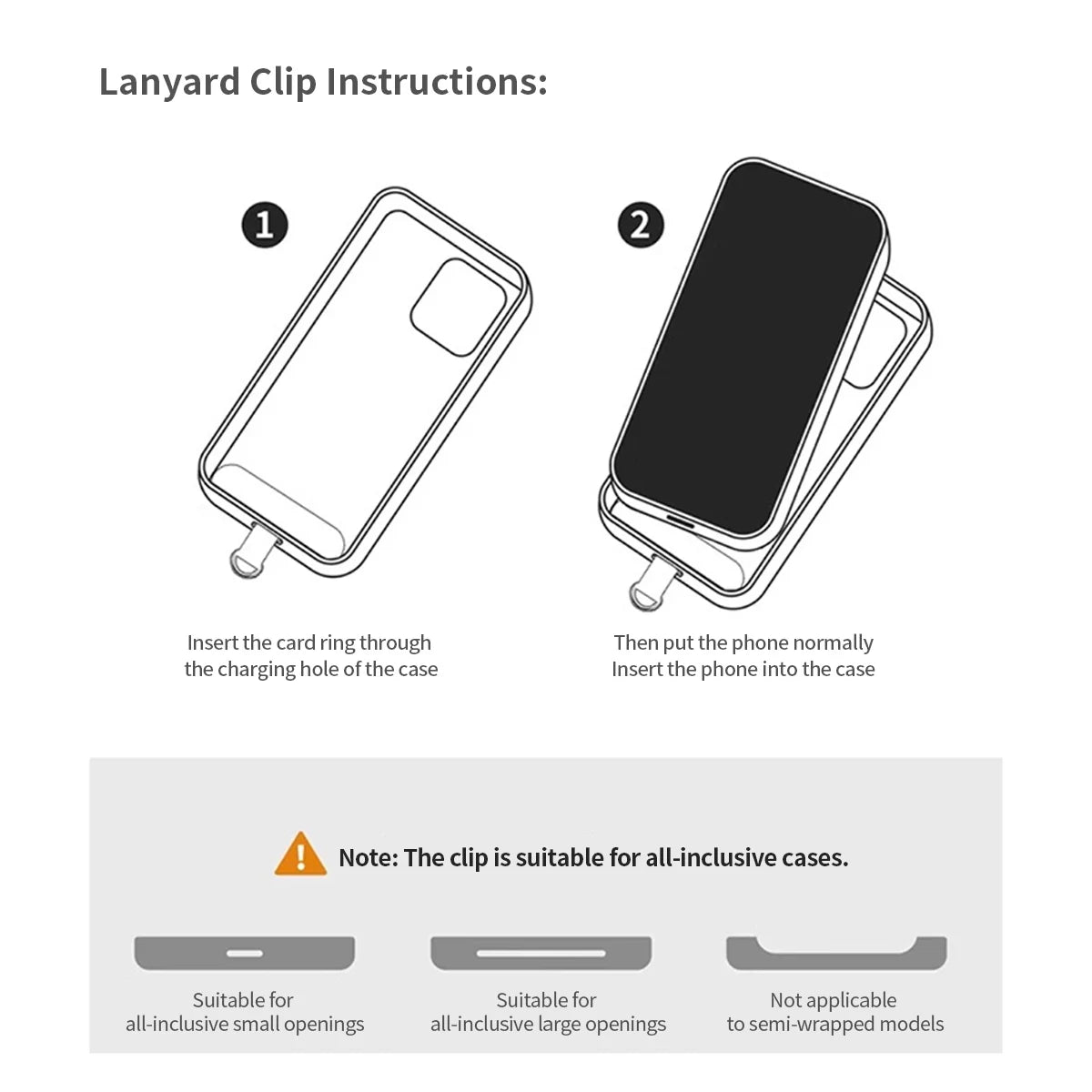 2-in-1 Phone Lanyard & 100W USB-C Fast Charging Cable 1.2M