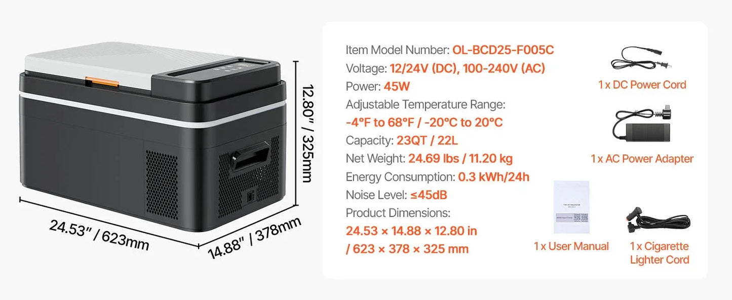 SucceBuy Car Refrigerator Mini Fridge Freezer Portable Refrigerators Peaceful Pleasures Health and Wellness
