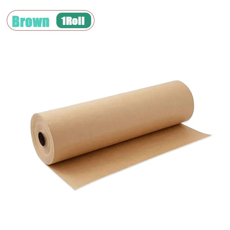 Brown Kraft Paper Roll 45CM×1000CM | Gift, Flowers & Art Crafts
